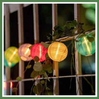 Party lampion, 10 LED-es, elemes 1000465