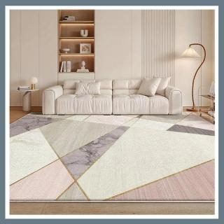 Pasztell geometria bársonyszőnyeg – 150x200 cm LP919422-3