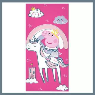 Peppa malac Unikornis fürdőlepedő, strand törölköző 70x140cm CBX223018PP
