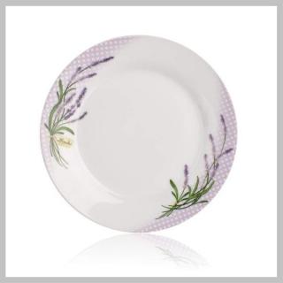 Porcelán desszertes tányér LEVENDULA 19 cm 60113L01