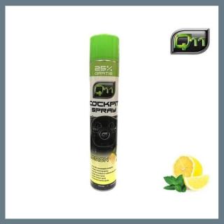 Q11 műszerfalápoló  tisztító habspray, citrom illat, matt hatás, 750 ml 5903