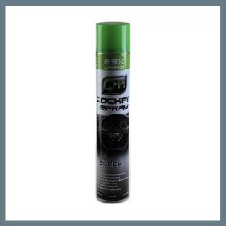 Q11 Műszerfalápoló  tisztító habspray, elegáns fekete illat, matt hatás, 750 ml 14608