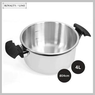 Royalty Line  24 cm-es rozsdamentes acél kukta RL-24PS4L