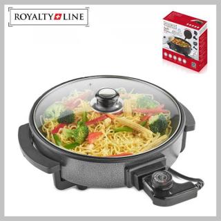 Royalty Line Multifunkcionális hordozható elektromos serpenyő, 42 cm, 1500 W, PP-18214
