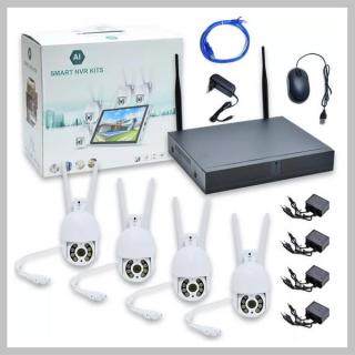 SMART NVR KIT 4 csatornás digitális kamerarendszer , 4 HD kamerával