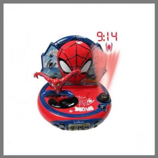 Spiderman kivetítő ébresztőóra 3D hangokkal RP500SP1506