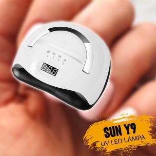 SUN Y9 UV LED körömszárító lámpa telefontartóval - Alkatrésznek!
