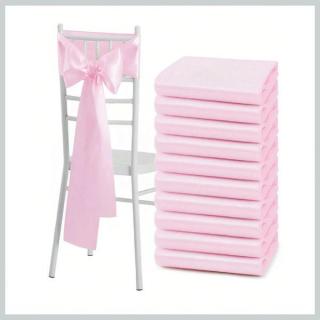 Székszoknya masni szett – baba rózsaszín  szatén, 10 darabos csomag 56079285br