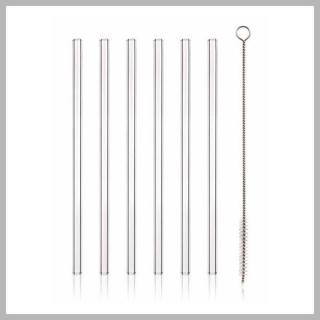 Szívószál szett tisztítókefével 20cm, egyenes 04269951