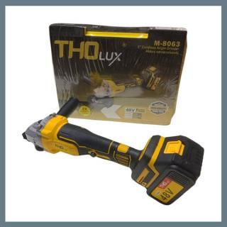 THO Lux Akkumulátoros sarokcsiszoló, flex - 48V - 2 akkumulátor M-8063