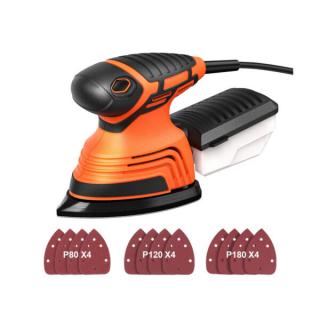 TOPSHAK 130W multi csiszoló egér +12 csiszoló papír - holm7088