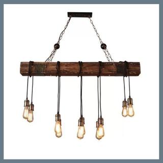 Vintage Loft stílusú fa LED lámpasor holm0392