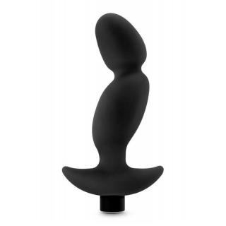 Blush Novelties Anal Adventures Prostate Massager 04 - szilikon, akkus, vízálló prosztata vibrátor - 15,4 cm (fekete)