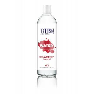 BTB Cosmetics Water Based Flavored Strawberry - vegán vízbázisú síkosító - eper (250 ml)