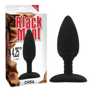 Chisa Novelties Anal Libido - szilikon, akkus, letapasztható, vízálló anál vibrátor - 12,2 cm (fekete)