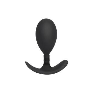 Chisa Novelties Anal Play Plug L - szilikon, vízálló anál dildó - 10/11,5 cm (fekete)