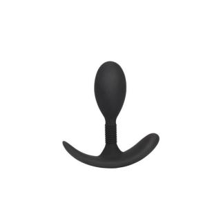 Chisa Novelties Anal Play Plug S - szilikon, vízálló anál dildó - 8,6 cm (fekete)