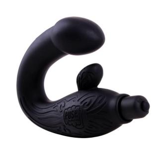 Chisa Novelties Black Mont P-Spot Perineum Massager - vízálló prosztata vibrátor - 25 cm (fekete)