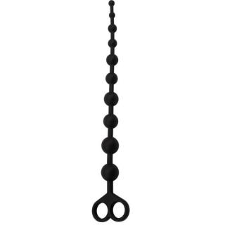 Chisa Novelties Boyfriend Beads - szilikon, vízálló anál golyósor - 34 cm (fekete)