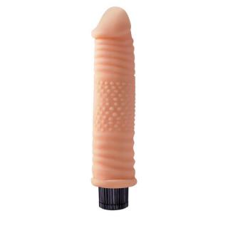 Chisa Novelties Real Touch XXX Vibrating Cock No. 07 7.5" - vízálló, G-pont vibrátor - 19 cm (testszínű)