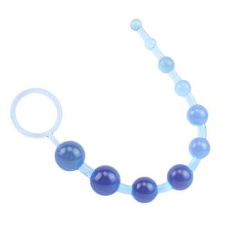 Chisa Novelties Sassy Anal Beads - vízálló anál golyósor - 30 cm (kék)
