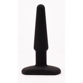 Chisa Novelties Silicone Bute Plug 4" - szilikon, vízálló anál dildó - 11 cm (fekete)