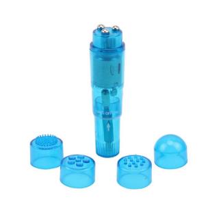 Chisa Novelties The Ultimate Mini Massager - vízálló vibrátor - 10,8 cm (kék)