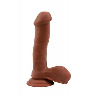 Chisa Novelties Topless Lover - letapasztható, herés, vízálló, élethű dildó - 19,2 cm (tan)