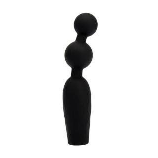 Chisa Novelties Vibrating Booty Beads - szilikon, akkus, vízálló anál vibrátor - 13,6 cm (fekete)