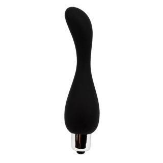 Chisa Novelties Vibrating Smoothie - szilikon, G-pontos, vízálló mini vibrátor - 13 cm (fekete)