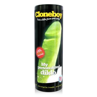 Cloneboy Dildo-Kit Glow In The Dark - péniszmásoló készlet személyre szabva (fluoreszkáló)