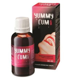 Cobeco Pharma Yummy Cum Drops - spermanövelő, étrendkiegészítő csepp (30 ml)