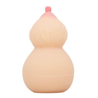 Crazy Bull Calabash - mell formájú, vízálló, élethű maszturbátor (testszínű)
