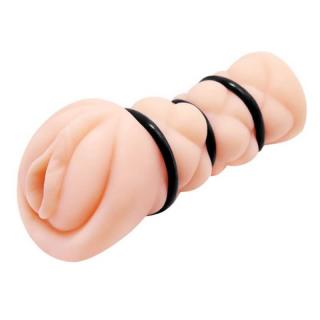 Crazy Bull Michelle Firm Vagina Vibrating - távirányítós, vízálló, élethű, vibrációs vagina maszturbátor (testszínű)