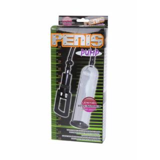 Debra Penis Pump - szilikon, vízálló péniszpumpa (átlátszó)
