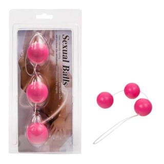 Debra Sexual Balls - vízálló gésagolyó - 24 cm (rózsaszín)