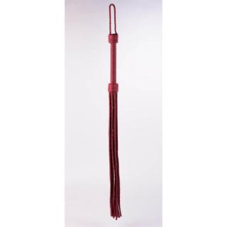 Devil Sticks Kid Handle Kid Leather Braided Tails - bőr korbács - 75 cm (rózsaszín)