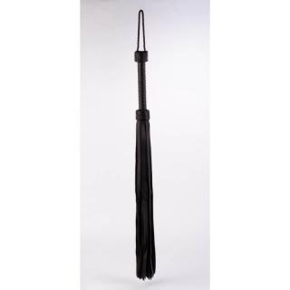 Devil Sticks Softy Handle Calf Leather Tails - bőr korbács - 75 cm (fekete)