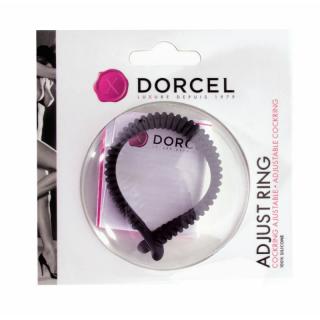 Dorcel Adjust Ring - vízálló, állítható, szilikon péniszgyűrű (szürke)