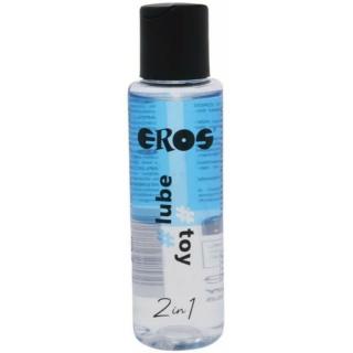 Eros 2in1 Lube Toy - vízbázisú síkosító segédeszközökhöz (100 ml)