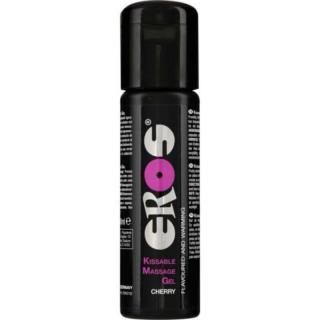 Eros Pleasure Kissable Massage Gel Warming - melegítős masszázs gél - cseresznye (100 ml)