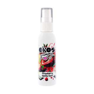 Eros Yummy Strawberry Vanilla Swirl - illatos vágyfokozó spray (50 ml)