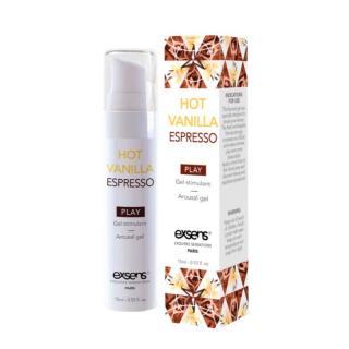 Exsens Cooling Arousal Gel Hot Vanilla Espresso - vágyfokozó gél (15 ml)