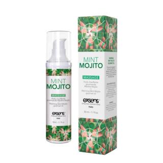 Exsens Warming Gourmet Massage Oil Mint Mojito - melegítős masszázsolaj - mentol/mojito (50 ml)