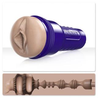 Fleshlight Boost Bang - vízálló, élethű vagina maszturbátor (testszínű)