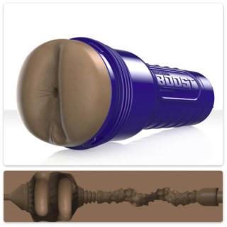 Fleshlight Boost Blast - vízálló, élethű popsi maszturbátor (barna)