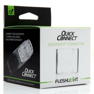 Fleshlight QuicksHot Quick Connect - összekötő elem (átlátszó)