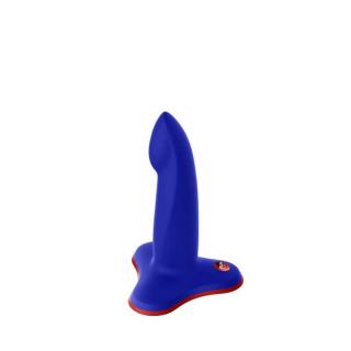 Fun Factory Limba Flex S - szilikon, letapasztható, G-pontos, vízálló dildó - 12 cm (kék)