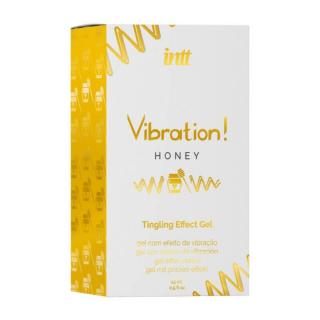 Intt Vibration Honey Airless Bottle + Box - vágyfokozó gél (15 ml)