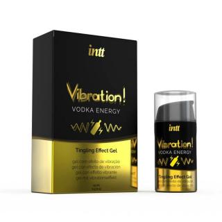 Intt Vibration Vodka Energy - stimuláló, melegítős, vágyfokozó gél - vodka (15 ml)